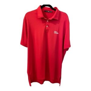 Ralph Lauren Golf Shirt, Size L, Red, RSM Classic, St. Simons Island, GA.